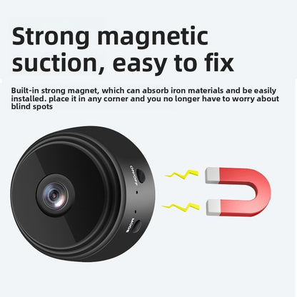 Luvandor NanoWatch Ultrakompakte magnetische WLAN-Sicherheitskamera (Full HD | Nachtsicht)