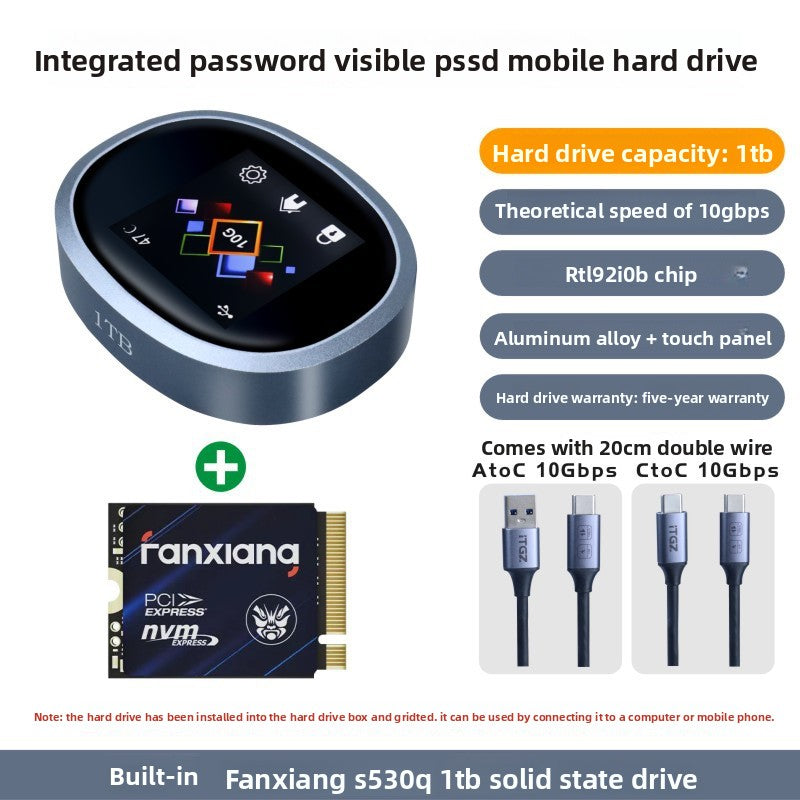 Luvandor Creator Vault Pro 1TB Hybrid SSD System + Hardware-Verschlüsselung