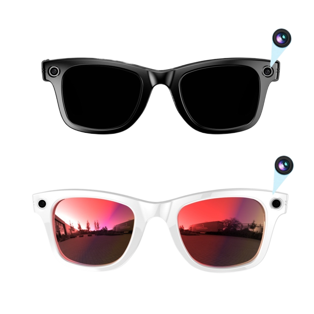 KI Brille mit versteckter Kamera 8/32MP Bluetooth & Wi-Fi