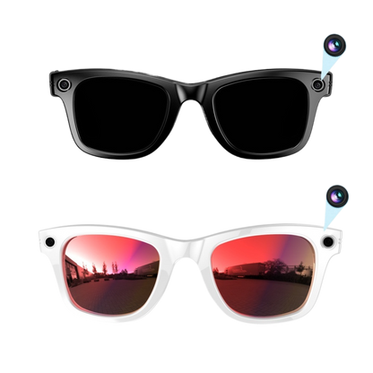 KI Brille mit versteckter Kamera 8/32MP Bluetooth & Wi-Fi