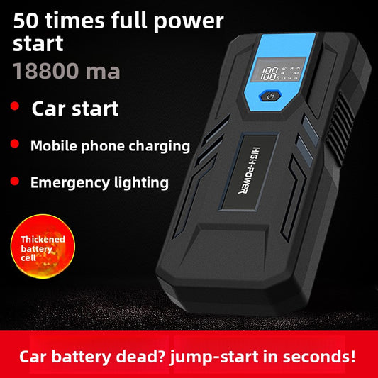 Luvandor PowerRescue Mobiler Auto-Starthilfe-Jumpstarter & 12V Powerbank