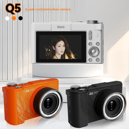 Luvandor 4K VlogCam Kompakte Digitalkamera mit 3.0" Schwenk-Display & Selfie-Modus