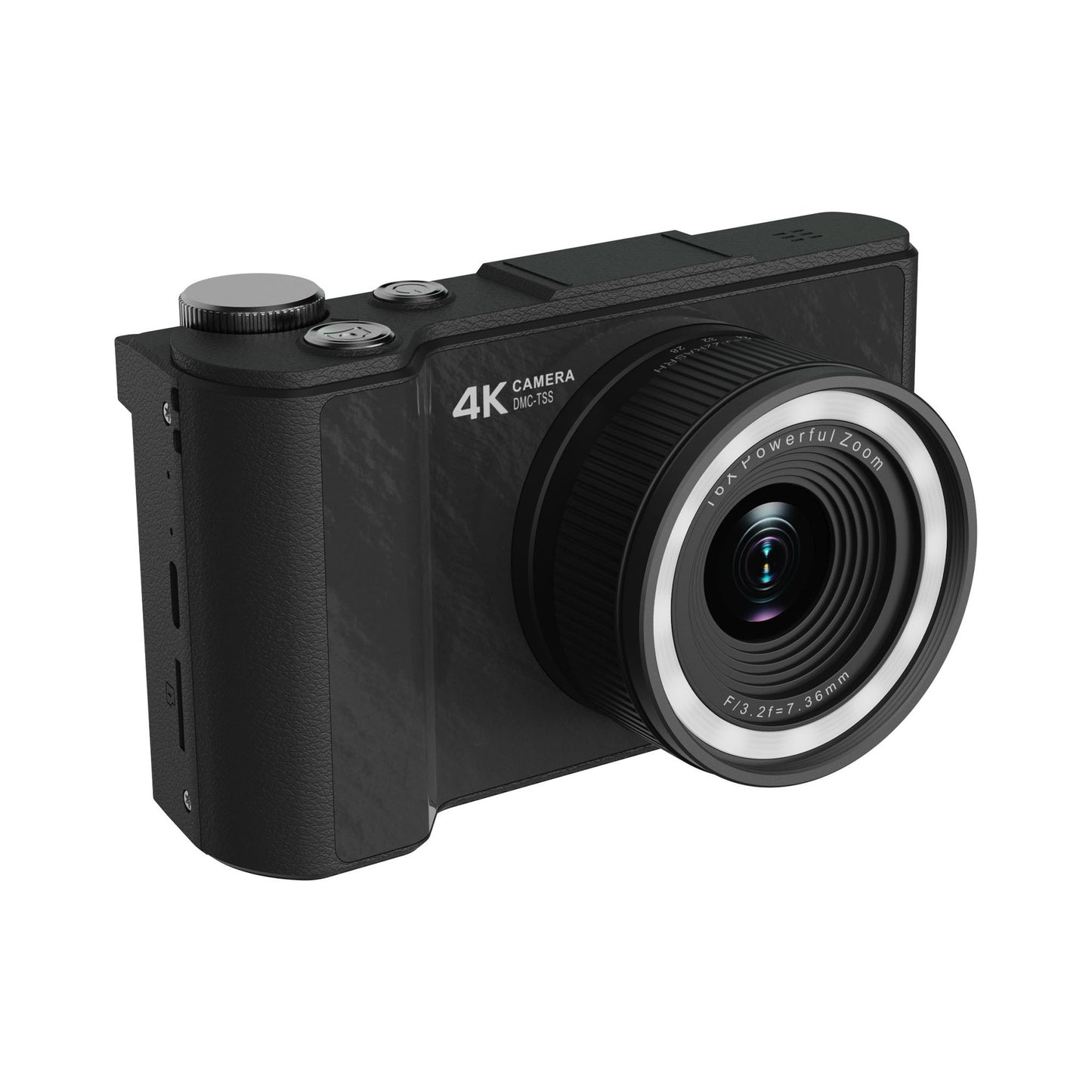 Luvandor 4K VlogCam Kompakte Digitalkamera mit 3.0" Schwenk-Display & Selfie-Modus
